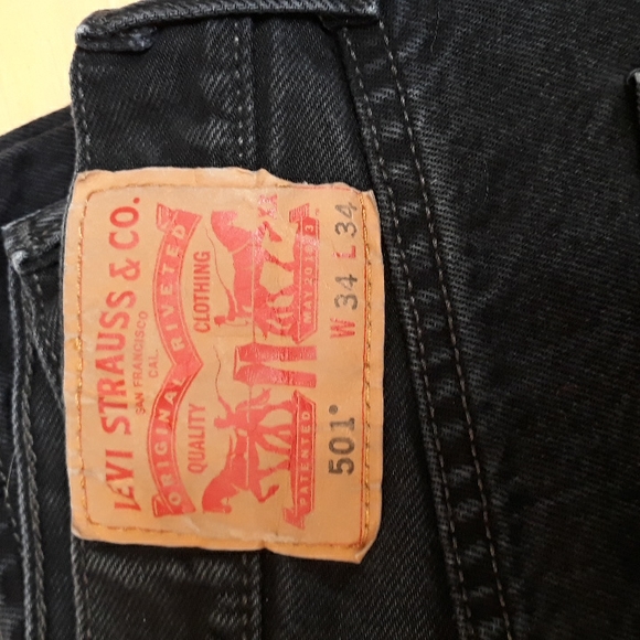 Levi's 501 button front jeans - Picture 3 of 3